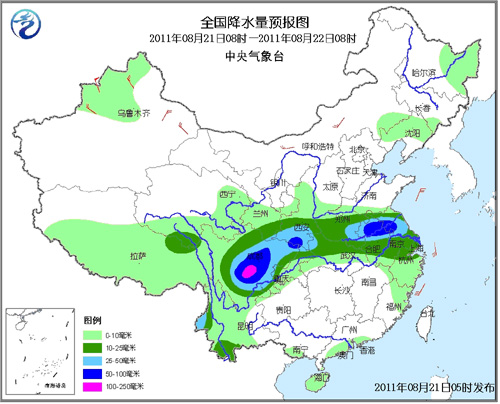 冷空氣南下 中國南方高溫開始緩解 