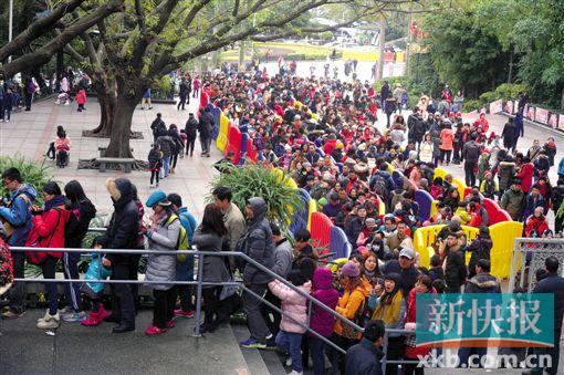 廣州城區新中國成立以來頭一回下雪 引市民狂歡(圖)