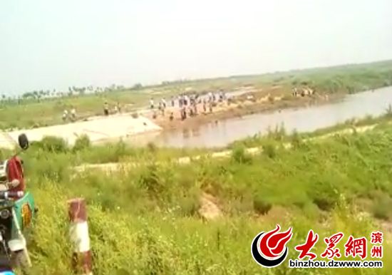 濱州沾化13歲男孩大寨河內溺亡
